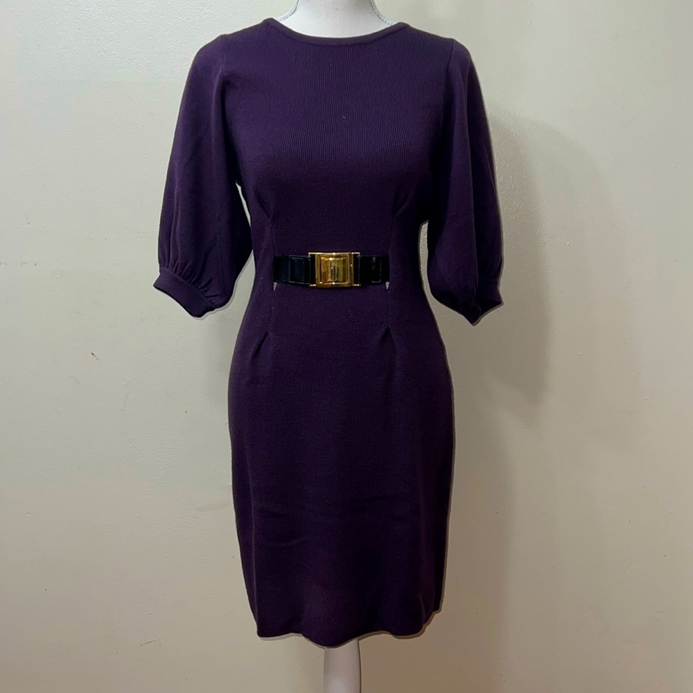 Antonio Melani belted sweater dress